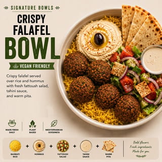 Crispy Falafel Bowl