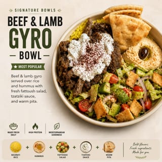 Beef & Lamb Gyro Bowl
